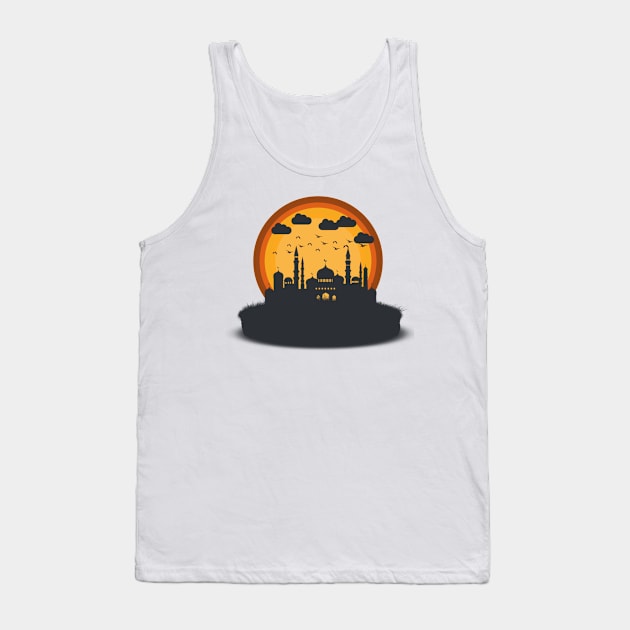 Taj Mahal Love feel Tank Top by Tshirtstory